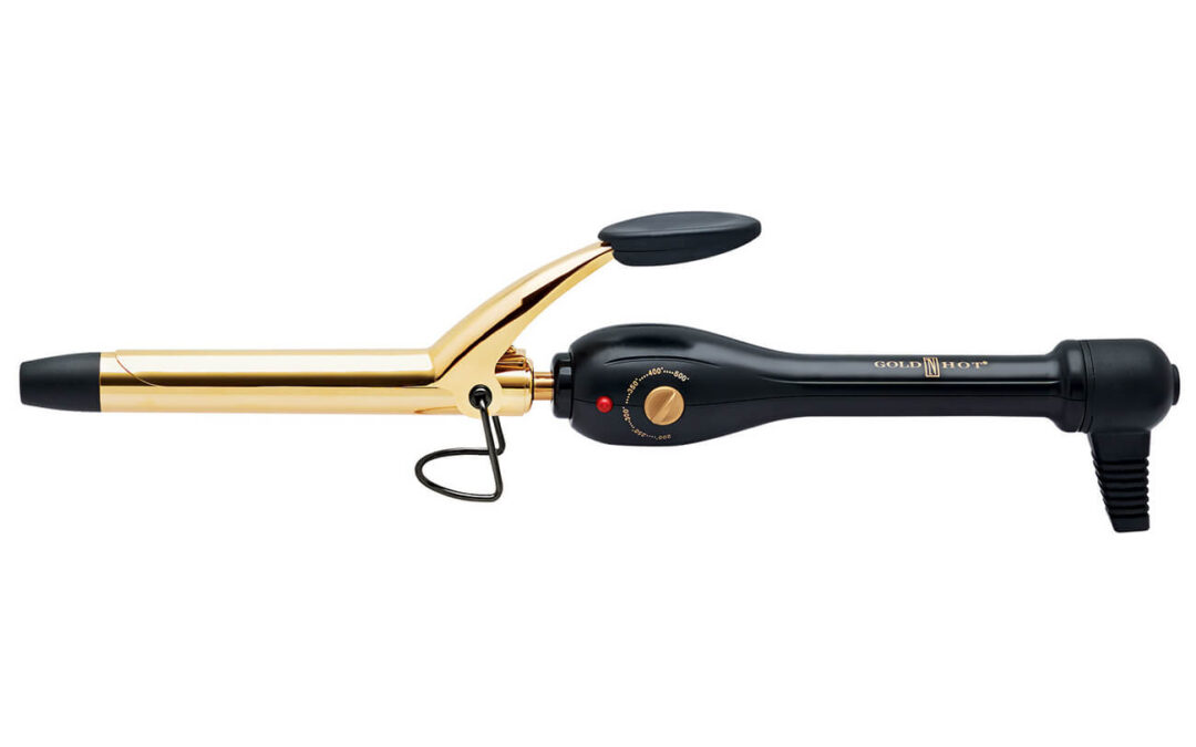 Gold ‘N Hot ¾” 24K Gold Professional Spring Curling Iron