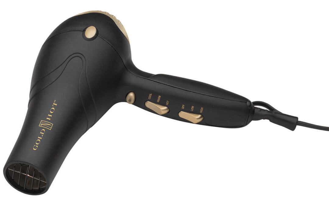 Gold ‘N Hot Professional 1875-Watt Ionic Ultra-Lightweight Dryer With Tourmaline