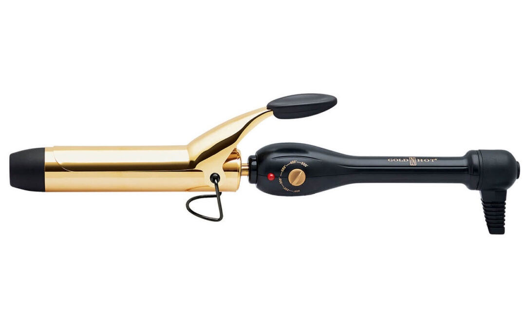 Gold ‘N Hot 1-¼” 24K Gold Professional Spring Curling Iron