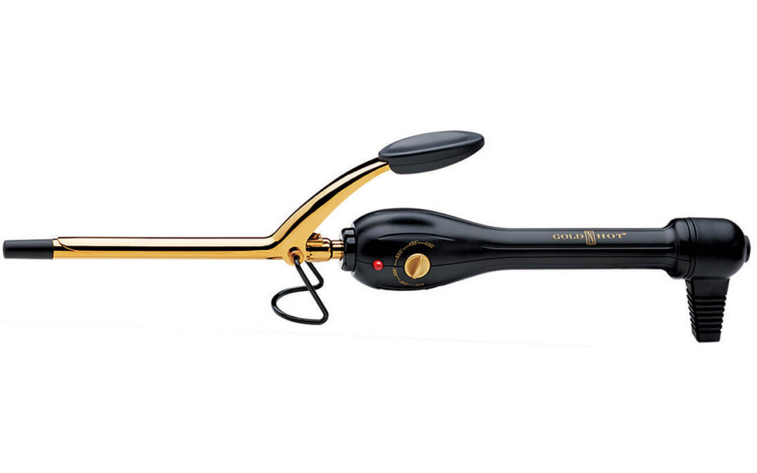 Gold ‘N Hot ⅜” 24K Gold Professional Spring Curling Iron